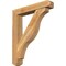 Ekena Millwork Funston Craftsman Rough Sawn Bracket w/ Offset Brace, Western Red Cedar, 6"W x 32"D x 38"H BKT0604X32X38FST04RWR - alternate 1